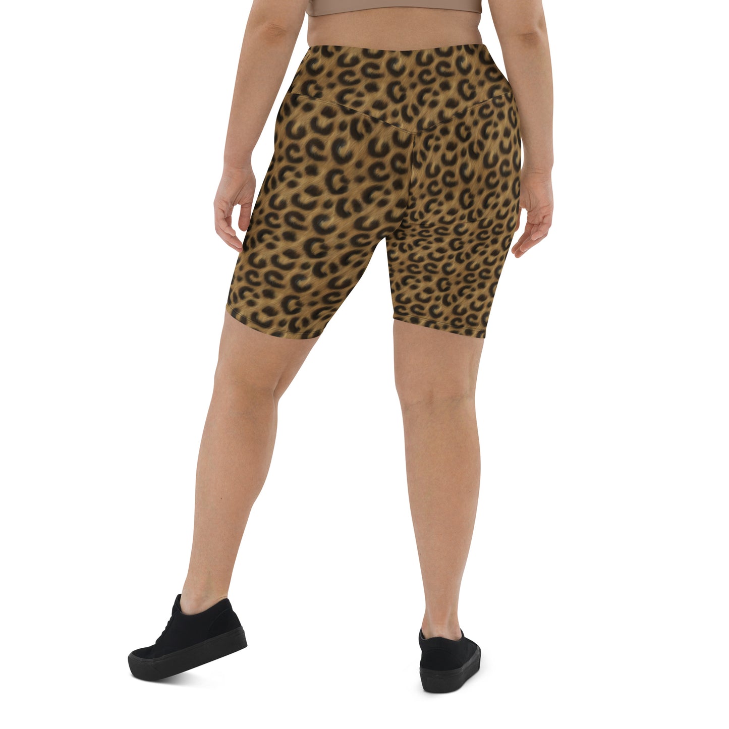 Leopard Luxe Biker Shorts