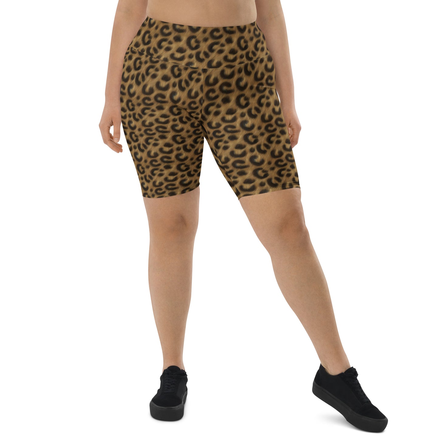 Leopard Luxe Biker Shorts