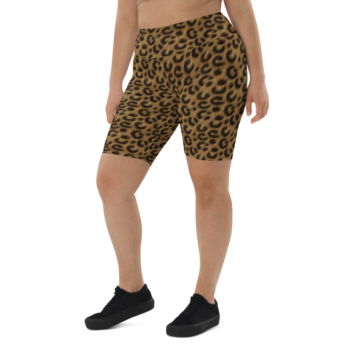 Leopard Luxe Biker Shorts