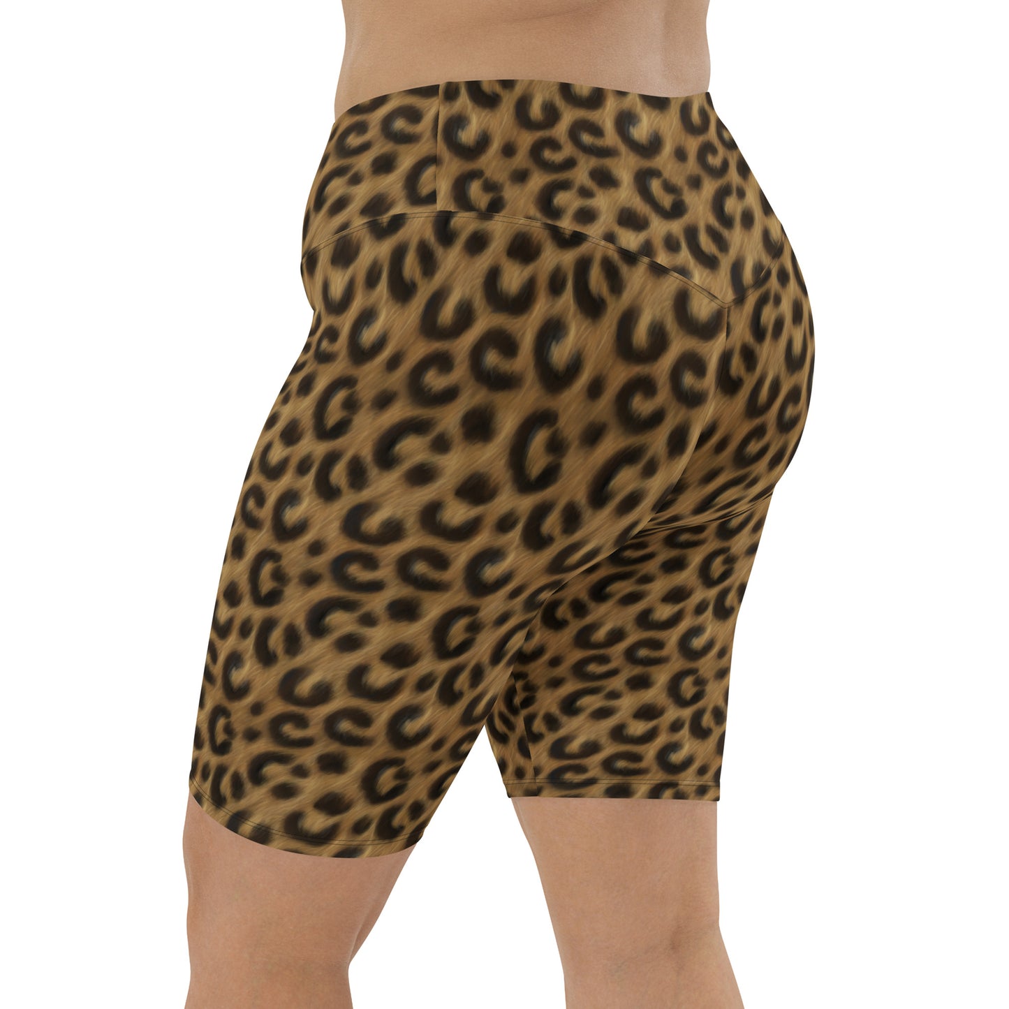 Leopard Luxe Biker Shorts