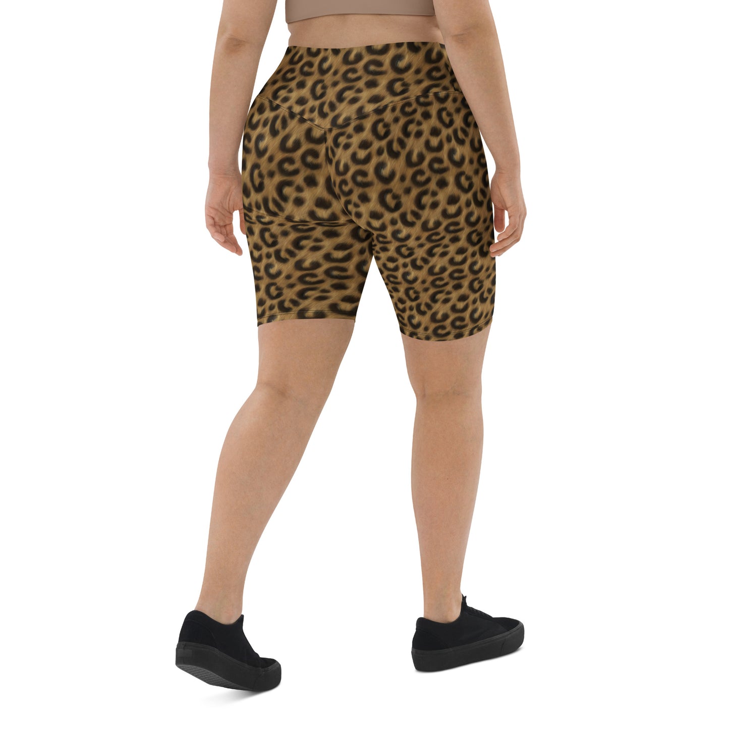 Leopard Luxe Biker Shorts