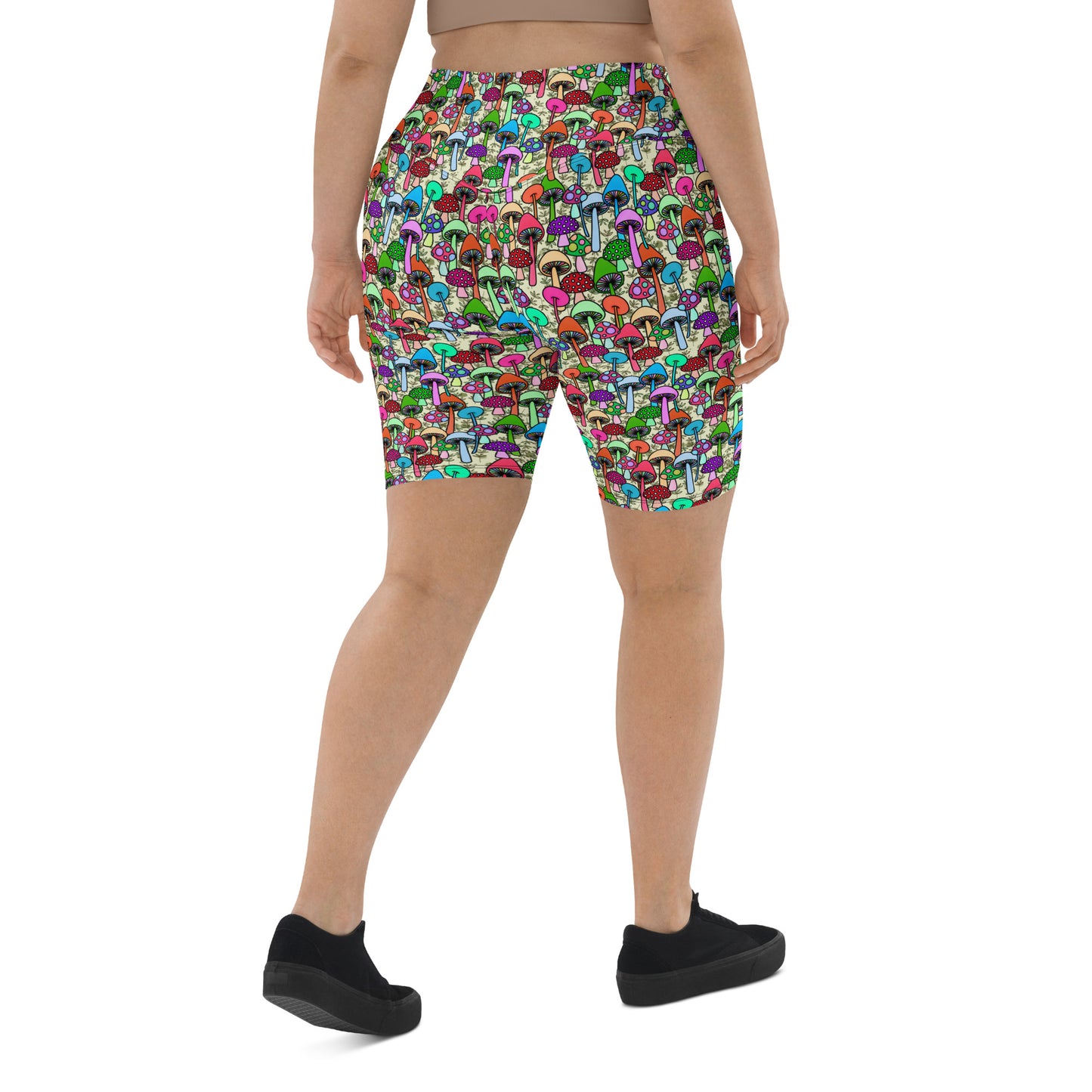 Shrooms Biker Shorts