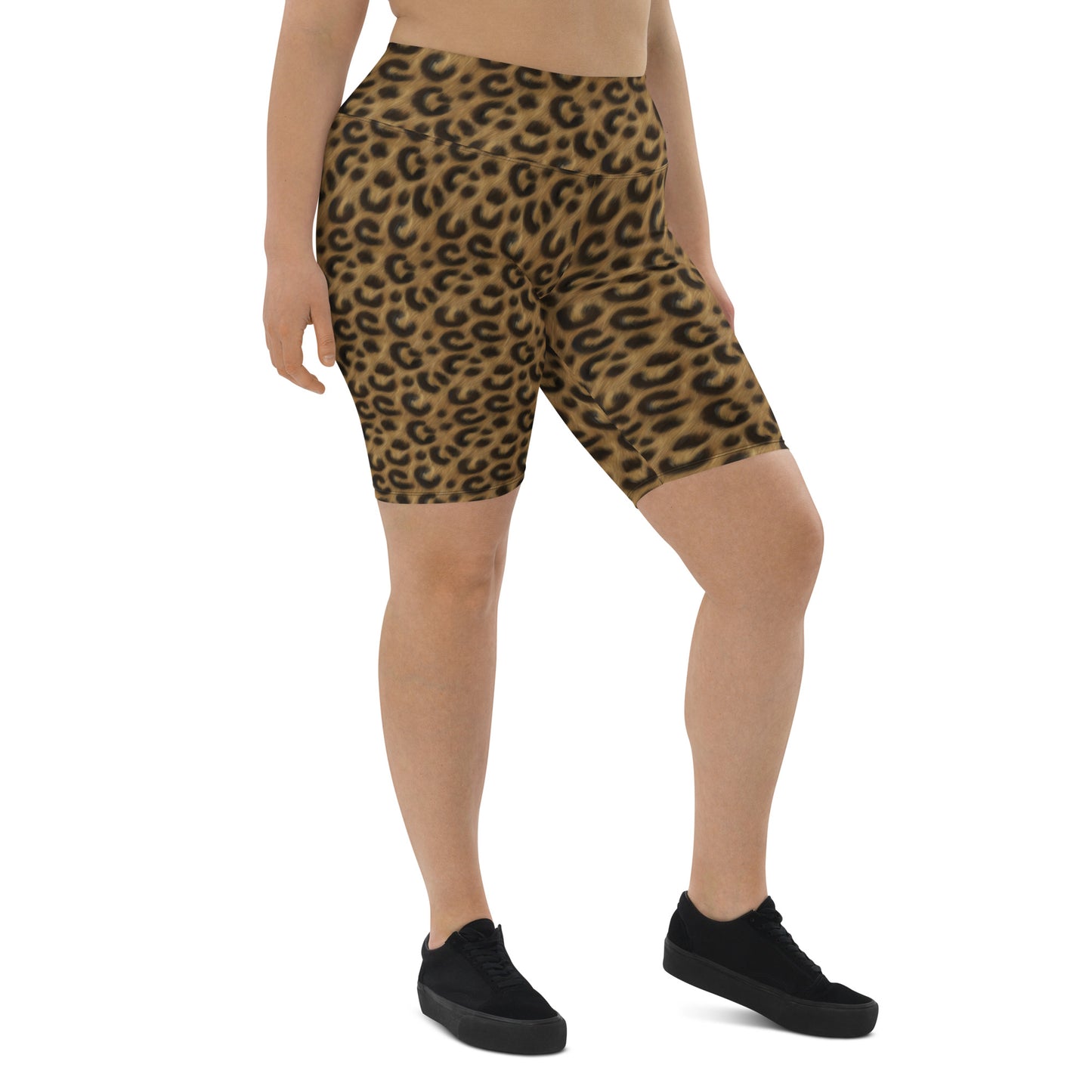 Leopard Luxe Biker Shorts