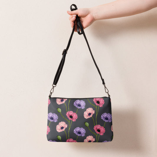 Painted Poppies Crossbody bag