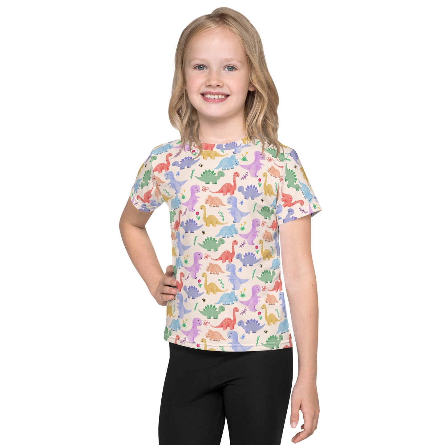 Dino Cuties Kids crew neck t-shirt