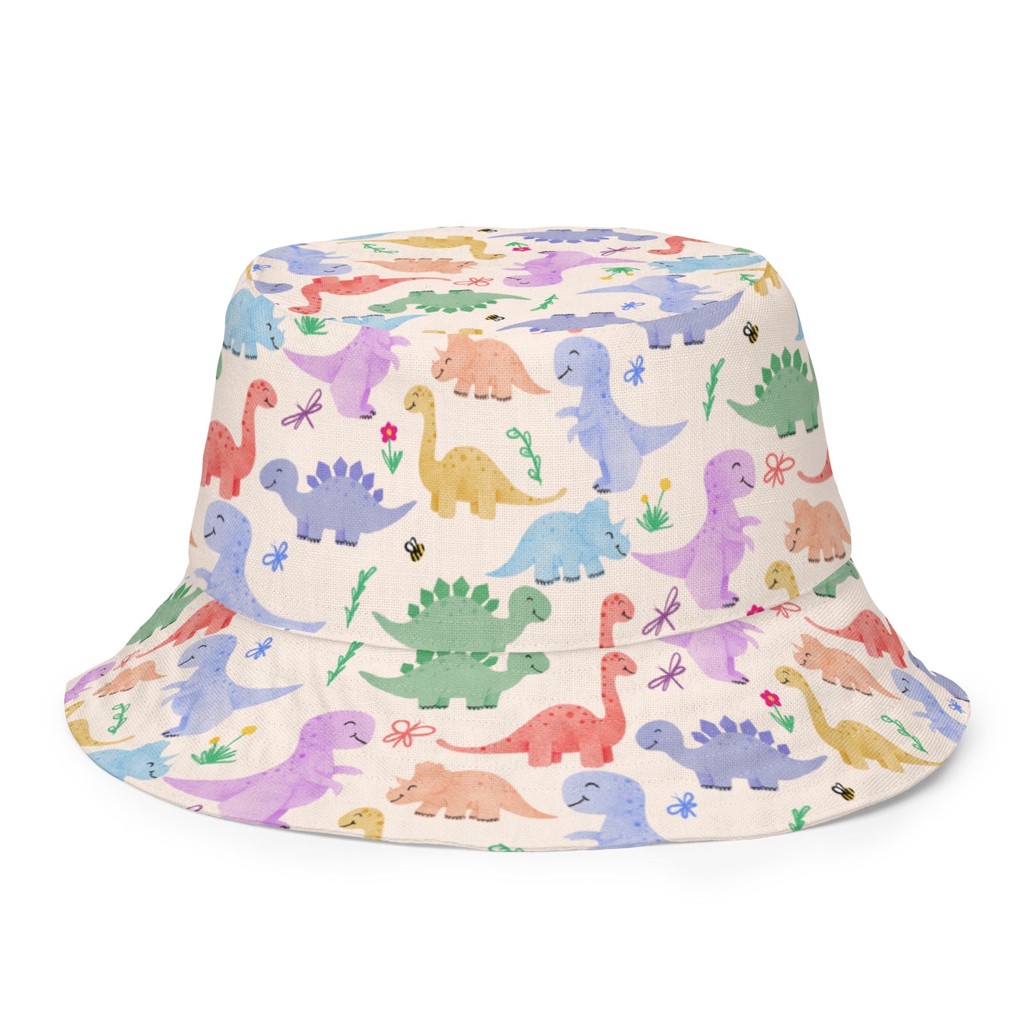 Dino Cuties Reversible bucket hat