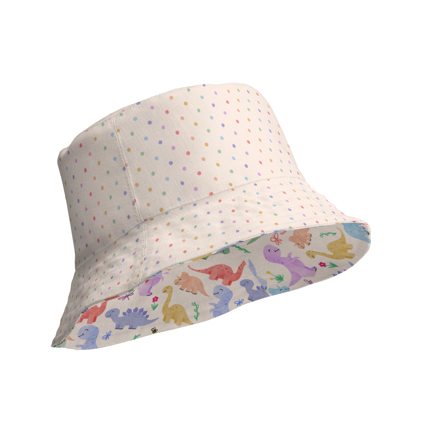 Dino Cuties Reversible bucket hat