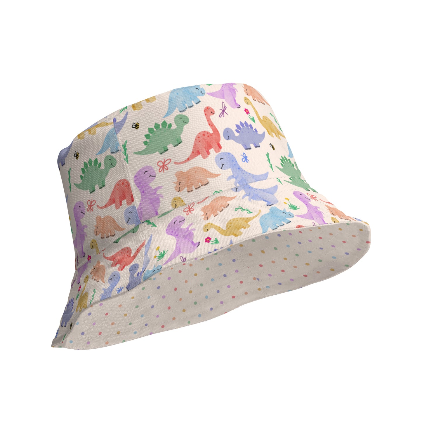 Dino Cuties Reversible bucket hat