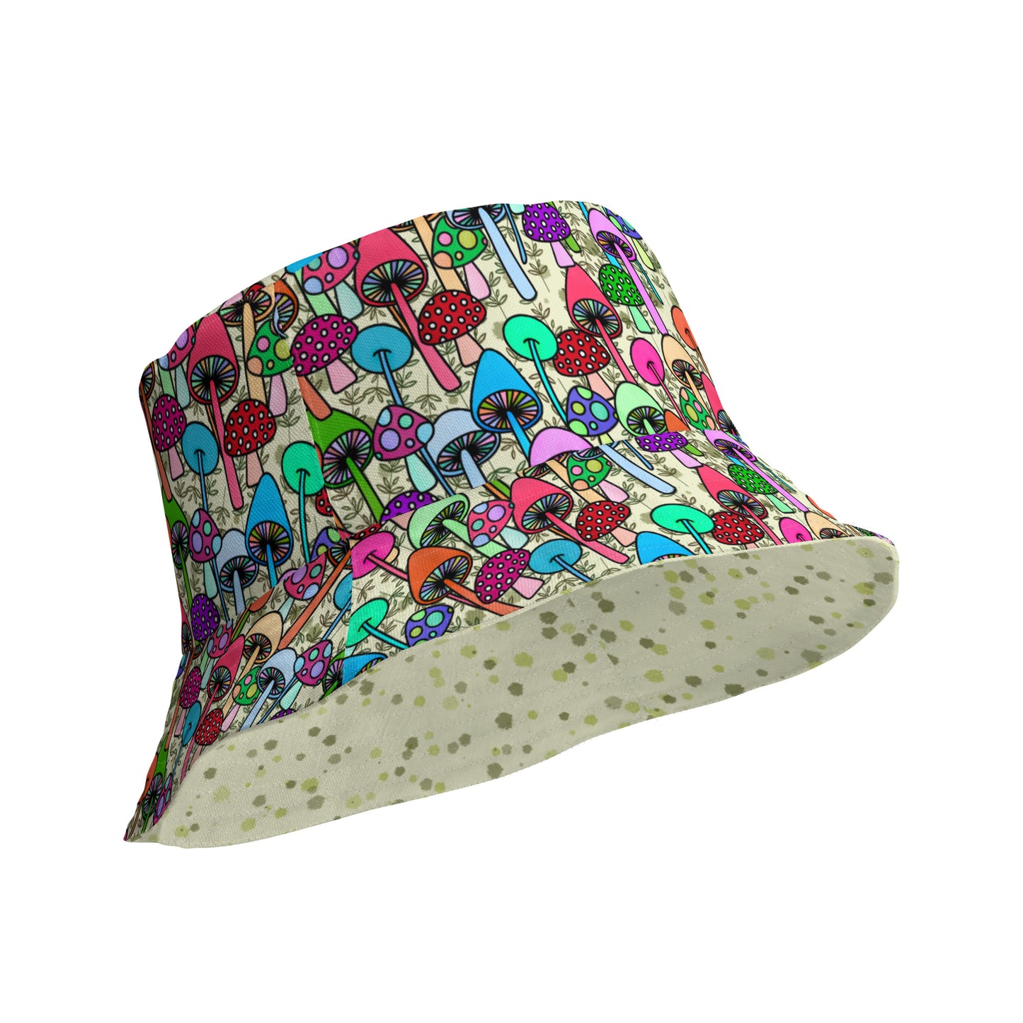 Shrooms Reversible bucket hat