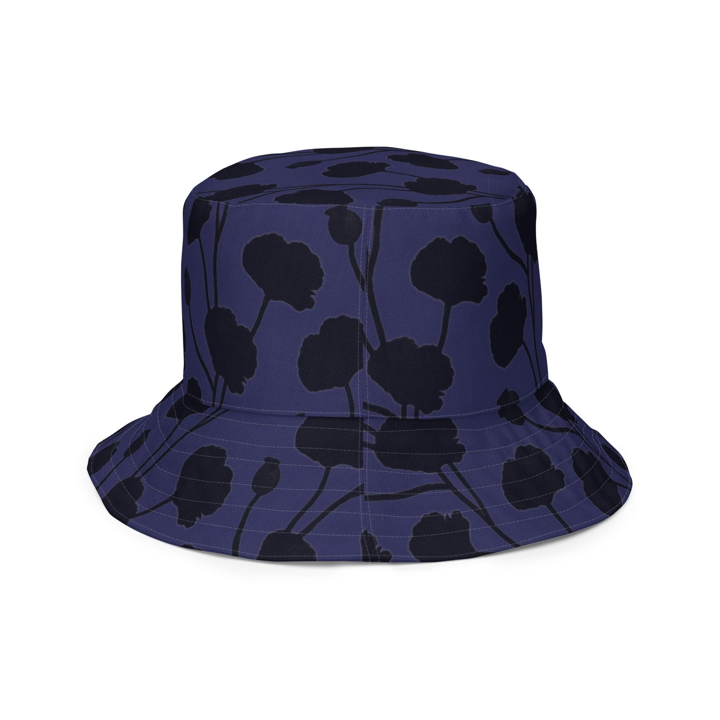 Painted Poppies Reversible bucket hat