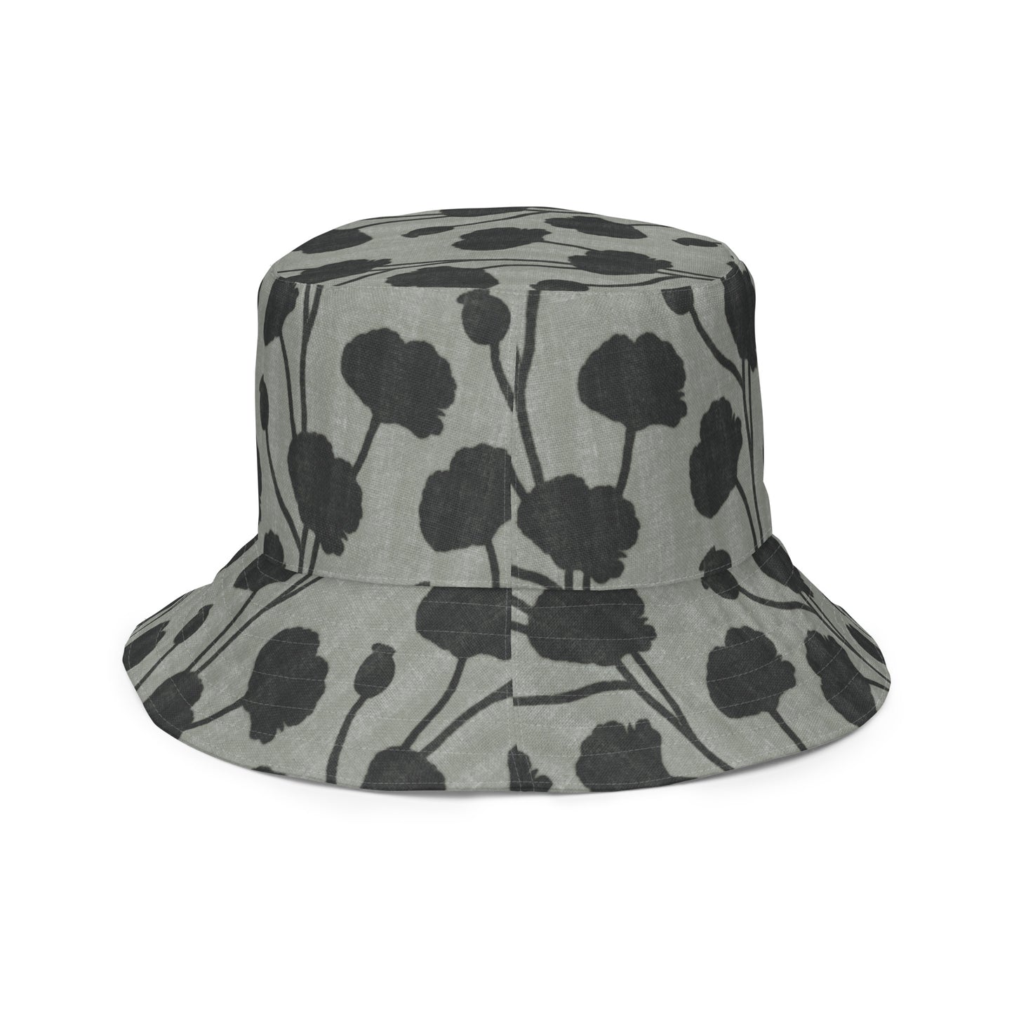 Painted Poppies Reversible bucket hat