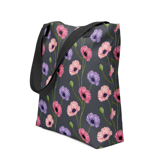 Painted Poppies Tote bag