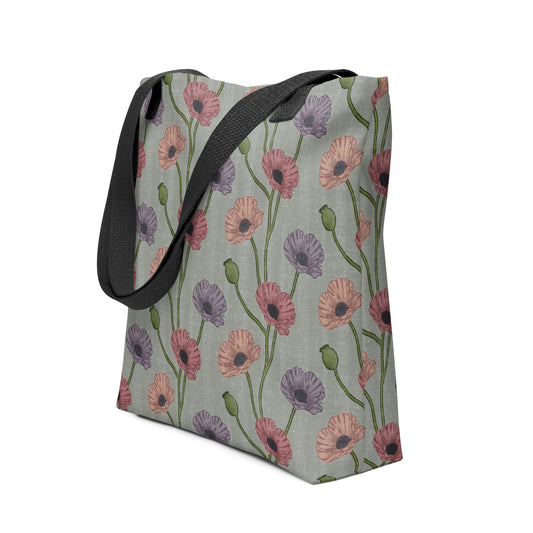 Painted Poppies Tote bag