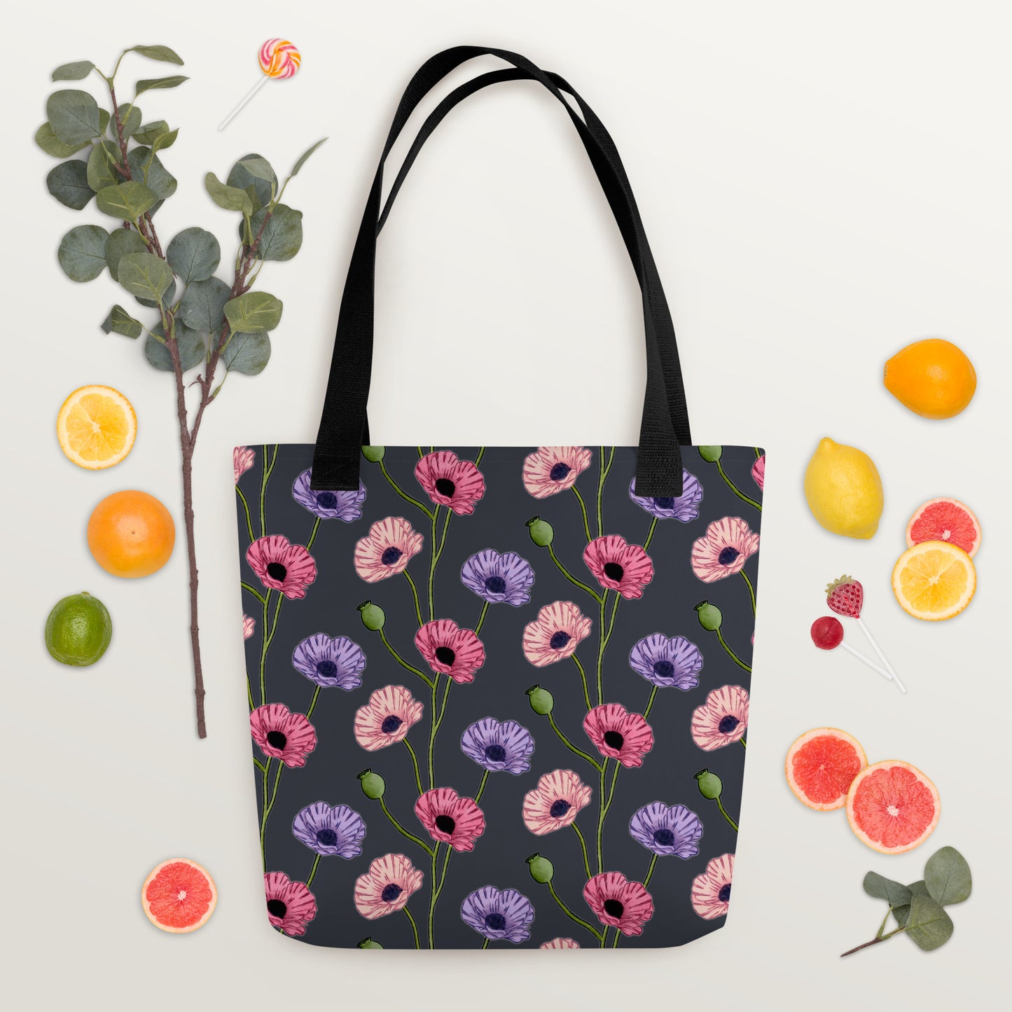 Painted Poppies Tote bag