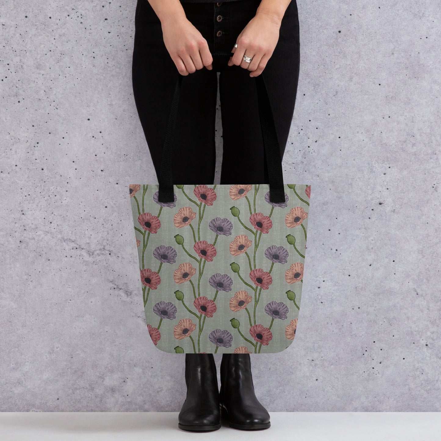 Painted Poppies Tote bag