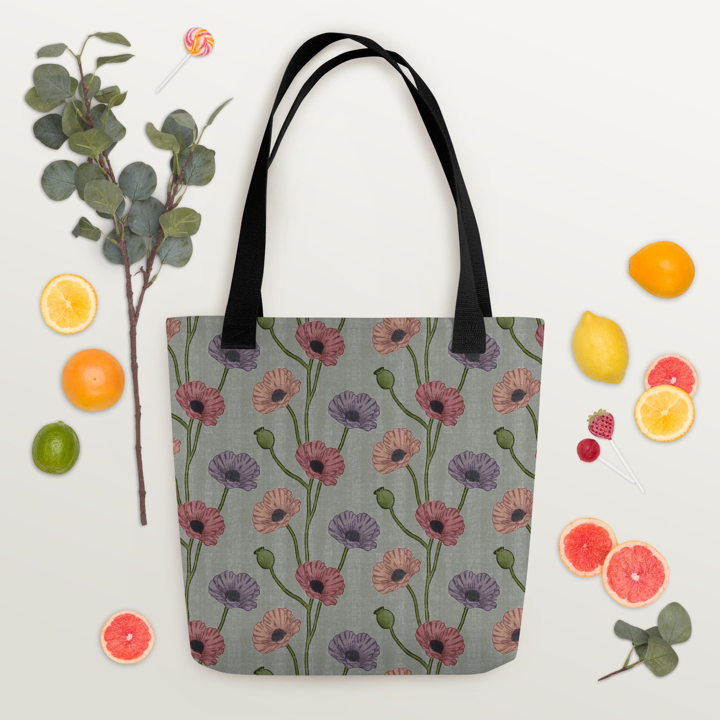 Painted Poppies Tote bag