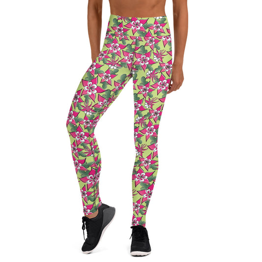 Aquilegia Yoga Leggings